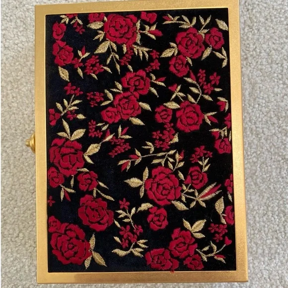 Alice + Olivia Darla Embroidered Box Clutch - Picture 5 of 10